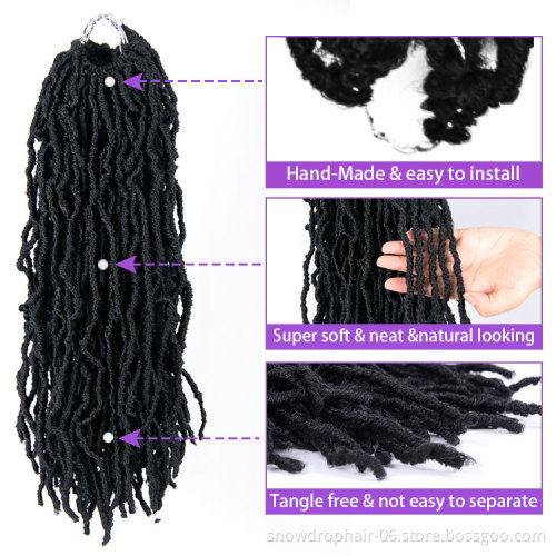 braiding  locs long curly professional henan resistant women fur crochet blonde henan synthetic hair